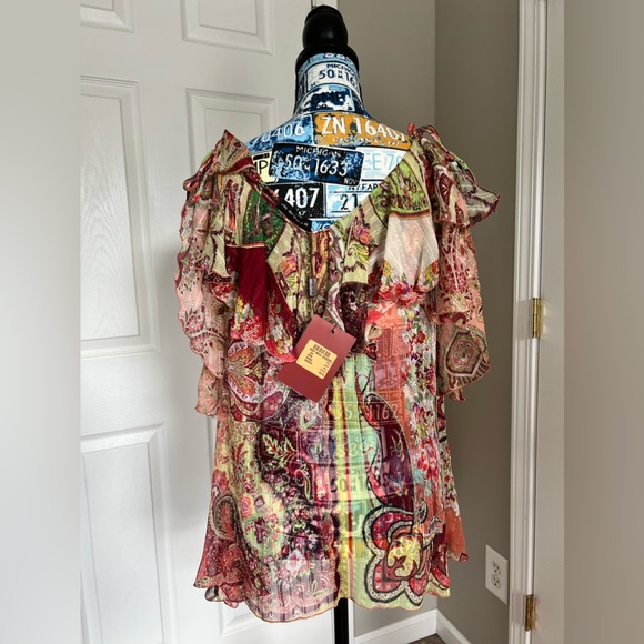 NWT Etro Boho Blouse paisley size 42 - Picture 10 of 11